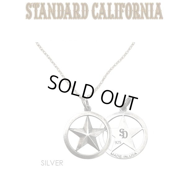 画像1: STANDARD CALIFORNIA [スタンダードカリフォルニア]Made in USA Necklace Star [Silver] メイドインＵＳＡネックレス スター（シルバー）AIS (1)
