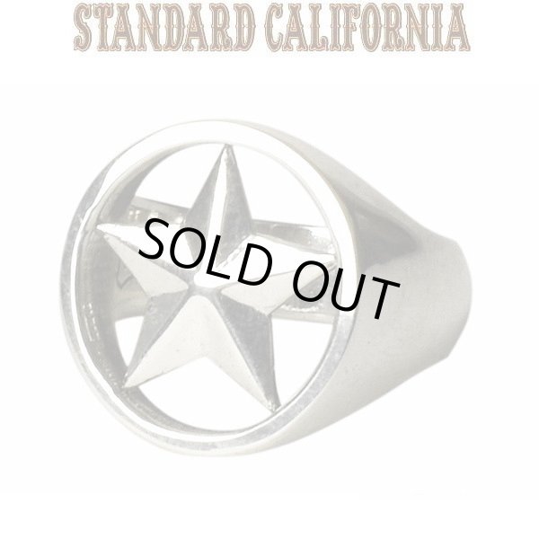画像1: STANDARD CARIFORNIA[スタンダードカリフォルニア] SD MADE IN USA STAR RING [Silver] メイドインUSAスターリング（シルバー) AHS     (1)