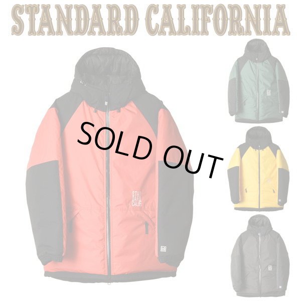 画像1: STANDARD CALIFORNIA [スタンダードカリフォルニア] SD PUFF HOOD COAT DLS L+3 [Red,Green,Yellow,Black] パフフードコート/DLS L+3 (レッド、グリーン、イエロー、ブラック) AHA     (1)