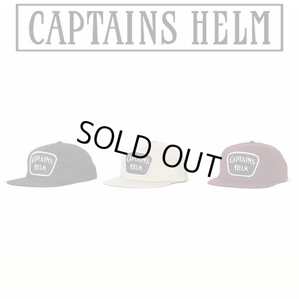 Captains Helm [キャプテンヘルム] CH R.WAPPEN CAP (BLACK,BEIGE 