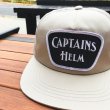 画像3: Captains Helm [キャプテンヘルム] CH R.WAPPEN CAP (BLACK,BEIGE,BURGUNDY) CHラウンドワッペンキャップ (ブラック、ベージュ、バーガンディ)  キャプテンズヘルム AHA     (3)