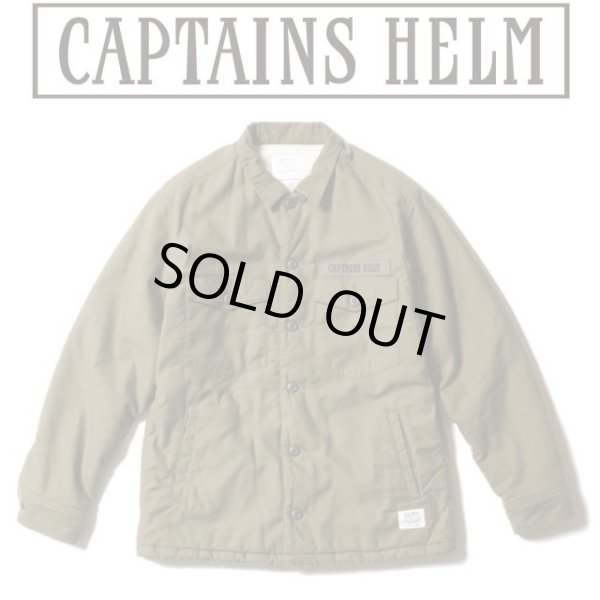 画像1: Captains Helm [キャプテンズヘルム] BOA FATIGUE SHIRT JKT [OLIVE] ボアファティーグシャツジャケット (オリーブ)  AHA     (1)