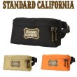 画像1: PORTER × STANDARD CALIFORNIA [ポーター×スタンダードカリフォルニア] Waist Bag [BLACK,BEIGE,ORANGE] ウエストバッグ (ブラック、ベージュ、オレンジ) AIS   (1)