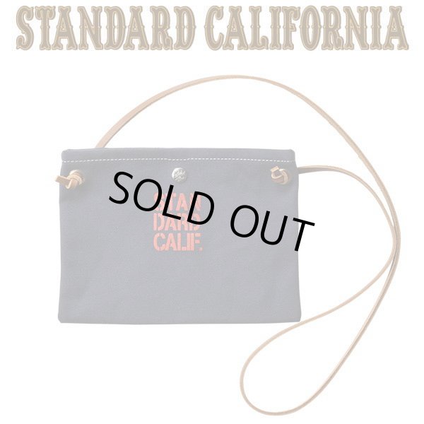画像1: STANDARD CALIFORNIA [スタンダードカリフォルニア] Made in USA Canvas Mini Shoulder Bag [NAVY] メイドインUSAキャンバスミニショルダーバッグ (ネイビー) AIS   (1)