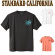 画像1: STANDARD CALIFORNIA [スタンダードカリフォルニア] SD Splash Shield Logo T [BLACK,WHITE,PINK] スプラッシュシールドロゴTシャツ  (ブラック、ホワイト、ピンク) AIS     (1)