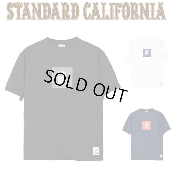 画像1: STANDARD CALIFORNIA [スタンダードカリフォルニア] SD Heavyweight Box Logo T [BLACK,WHITE,NAVY] ヘビーウエイトボックスロゴTシャツ  (ブラック、ホワイト、ネイビー) AIS     (1)