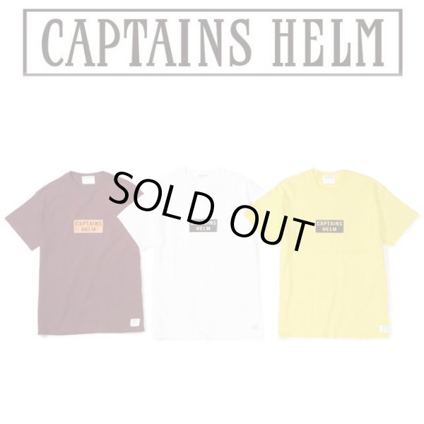画像1: Captains Helm [キャプテンヘルム] M.S.F.N. TEE (BURGUNDY,WHITE,YELLOW) M.S.F.N.Tシャツ (バーガンディ、ホワイト、イエロー)  キャプテンズヘルム AIS     (1)
