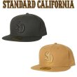 画像1: NEW ERA × STANDARD CALIFORNIA [ニューエラ×スタンダードカリフォルニア] 59 FIFTY Logo Cap Type 8 [BLACK,BEIGE] ロゴキャップ タイプ8　(ブラック、ベージュ) AIA (1)