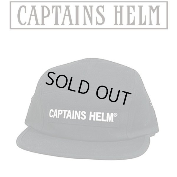 画像1: Captains Helm [キャプテンヘルム] TRADEMARK CAMP CAP (BLACK) トレードマークキャンプキャップ (ブラック)  キャプテンズヘルム AIA     (1)