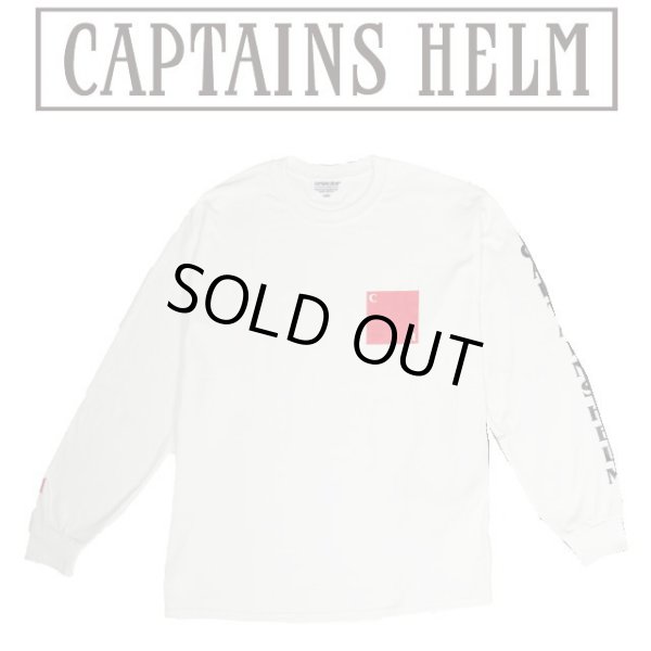 画像1: Captains Helm [キャプテンズヘルム] R.T.R.P. L/S TEE [WHITE] R.T.R.P. ロングスリーブTシャツ (ホワイト) CH19-AW-T07 AIA     (1)