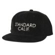 画像2: STANDARD CALIFORNIA [スタンダードカリフォルニア] SD Corduroy Logo Cap  [Black,Brown] コーデュロイロゴキャップ　(ブラック、ブラウン) AIA (2)