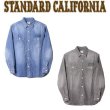 画像1: STANDARD CALIFORNIA [スタンダードカリフォルニア] SD Denim Work Shirt [INDIGO,BLACK] デニムワークシャツ (インディゴ、ブラック) AJS (1)