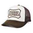 画像6: STANDARD CALIFORNIA [スタンダードカリフォルニア] Logo Wappen Mesh Cap [Brown,Brown/Beige,White/Brown,Beige/Brown] ロゴワッペンメッシュキャップ（ブラウン、ブラウン/ベージュ、ホワイト/ブラウン、ベージュ/ブラウン）AJS     (6)