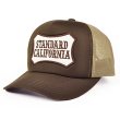 画像5: STANDARD CALIFORNIA [スタンダードカリフォルニア] Logo Wappen Mesh Cap [Brown,Brown/Beige,White/Brown,Beige/Brown] ロゴワッペンメッシュキャップ（ブラウン、ブラウン/ベージュ、ホワイト/ブラウン、ベージュ/ブラウン）AJS     (5)