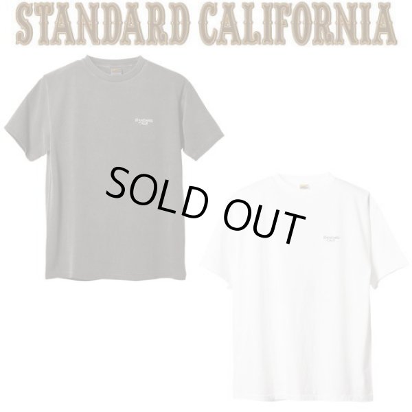 画像1: STANDARD CALIFORNIA [スタンダードカリフォルニア] Small Logo T [Black,White] スモールロゴTシャツ (ブラック、ホワイト)　AJS (1)