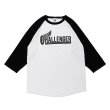 画像1: CHALLENGER [チャレンジャー] WHEEL LOGO RAGLAN TEE ホイールロゴラグランTシャツ CLG-TS 020-024  (1)
