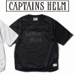 画像1: Captains Helm [キャプテンヘルム] DOUBLE MESH FOOTBALL TEE (BLACK) ダブルメッシュフットボールTシャツ (ブラック)  キャプテンズヘルム AJS (1)