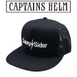 画像1: SUNNY C SIDER × Captains Helm [サニーシーサイダー×キャプテンヘルム] LOGO MESH CAP (BLACK) ロゴメッシュキャップ (ブラック)  キャプテンズヘルム AJS     (1)