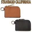 画像1: Button Works × STANDARD CALIFORNIA [ボタンワークス×スタンダードカリフォルニア] Leather Wallet Type-2 [Light Brown、Black] レザーウォレットタイプ2  (ライトブラウン、ブラック) AJA (1)