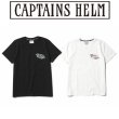 画像1: Captains Helm [キャプテンズヘルム] ALRIGHT TEE [BLACK,WHITE] オールライトTシャツ (ブラック、ホワイト)  AJA     (1)