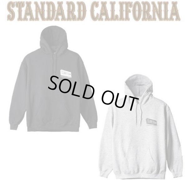 画像1: CLARK FOAM × STANDARD CALIFORNIA [クラークフォーム×スタンダードカリフォルニア] Pullover Hood Sweat [Black,Gray] プルオーバーフードスエット (ブラック、グレー)　AJA (1)