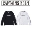 画像1: Captains Helm [キャプテンズヘルム] WONDER MAKER L/S TEE [BLACK,WHITE] ワンダーメーカーロングスリーブTシャツ (ブラック、ホワイト)  BAA (1)