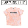 画像1: Captains Helm [キャプテンヘルム] NEON TIE-DYE TEE (NEON ORANGE) ネオンタイダイTシャツ (ネオンオレンジ) キャプテンズヘルム  BAA (1)