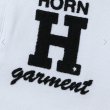 画像9: HORN GARMENT [ホーンガーメント] Poison Arrow Polo [WHITE,BLACK] ポイズンアローポロシャツ (ホワイト、ブラック） BAA (9)