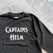 画像5: Captains Helm [キャプテンヘルム] BACTERIA-PROOF LOGO L/S TEE (WHITE,BLACK) バクテリアプルーフロゴロングスリーブTシャツ (ホワイト、ブラック)  キャプテンズヘルム BAA (5)