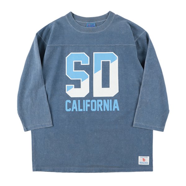 スタンダードカリフォルニア] SD Heavyweight Football Logo T [BLUE 