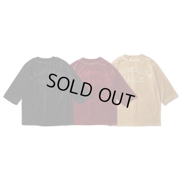 Captains Helm [キャプテンヘルム] VELOUR BASEBALL SHIRTS