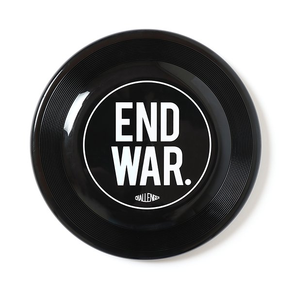 CHALLENGER [チャレンジャー] END WAR FLYING DISC (BLACK) エンド 