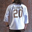 画像3: 3月17日12時販売 20th anniversary CHAMPION × STANDARD CALIFORNIA [チャンピオン×スタンダードカリフォルニア] 20周年記念 T1011 Football T-shirt [WHITE] フットボールTシャツ (ホワイト) BCS (3)