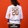 画像1: 3月17日12時販売 20th anniversary CHAMPION × STANDARD CALIFORNIA [チャンピオン×スタンダードカリフォルニア] 20周年記念 T1011 Football T-shirt [WHITE] フットボールTシャツ (ホワイト) BCS (1)