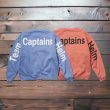 画像1: Captains Helm [キャプテンズヘルム] CAPTAINS HELM　#TEAM CH BIG SWEAT [BLUE /ORANGE］ チームキャプテンズヘルムビッグスエット (ブルー/オレンジ)  BCS (1)