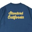 画像2: STANDARD CALIFORNIA [スタンダードカリフォルニア] SD Heavyweight Script Logo T [Navy] ヘビーウェイトスクリプトロゴTシャツ (ネイビー) BCS L,XL (2)