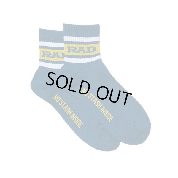 画像1: RADIALL [ラディアル] Low Kick 1PAC SOX SHORT [BLUE] ローキック1パックソックスショート (ブルー)  BCS (1)