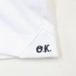 画像8: O.K. [オーケー] MAX S/S TEE [White,Black] マックスショートスリーブTシャツ 20cm手刺繍 (ホワイト、ブラック)  BCS (8)
