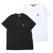 画像1: O.K. [オーケー] AJ1 S/S TEE [White,Black] ショートスリーブTシャツ 手刺繍 (ホワイト、ブラック)  BCS (1)