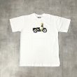 画像2: O.K. [オーケー] SUPER CUB S/S TEE [White] スーパーカブショートスリーブTシャツ 手刺繍 (ホワイト)  BCS (2)