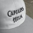 画像2: COOPERSTOWN BALL CAP Co. x Captains Helm [クーパーズタウンボールキャップ×キャプテンヘルム] US MADE LOGO MESH CAP (GRAY×BLACK) USメイドロゴメッシュキャップ (グレー×ブラック) キャプテンズヘルム BBA (2)