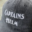 画像3: Captains Helm [キャプテンヘルム] LOGO DENIM CAP (BLACK,INDIGO) ロゴデニムキャップ (ブラック、インディゴ) キャプテンズヘルム BBA (3)