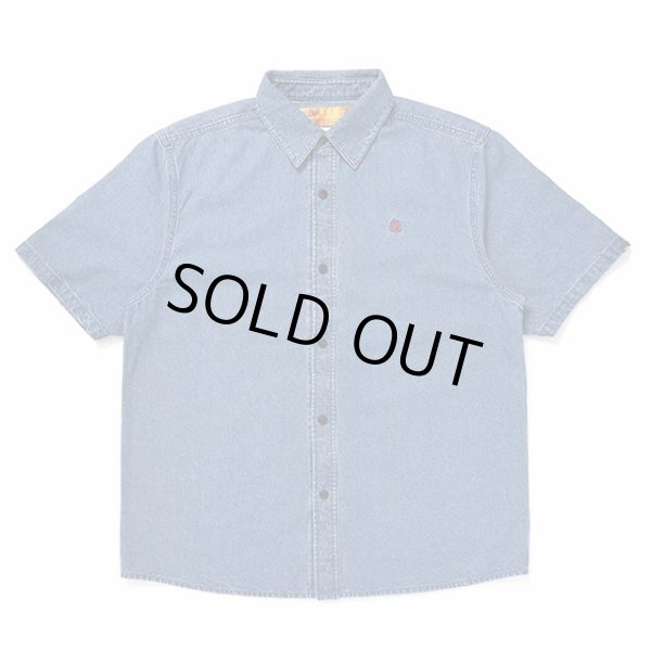 画像1: CHALLENGER [チャレンジャー] S/S DENIM SHIRT S/Sデニムシャツ BDS (1)