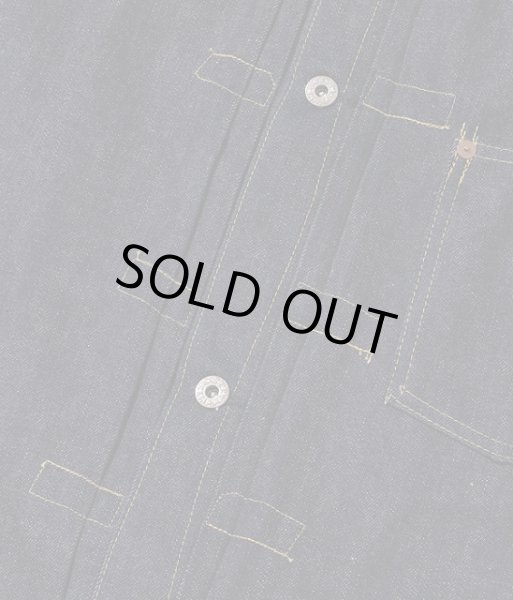 画像5: SUGAR CANE [シュガーケーン] SUGAR CANE Super “Denim” Collectibles #08 13.5oz. BLUE DENIM BLOUSE “S1943” MODEL  (NON WASH) BDS (5)