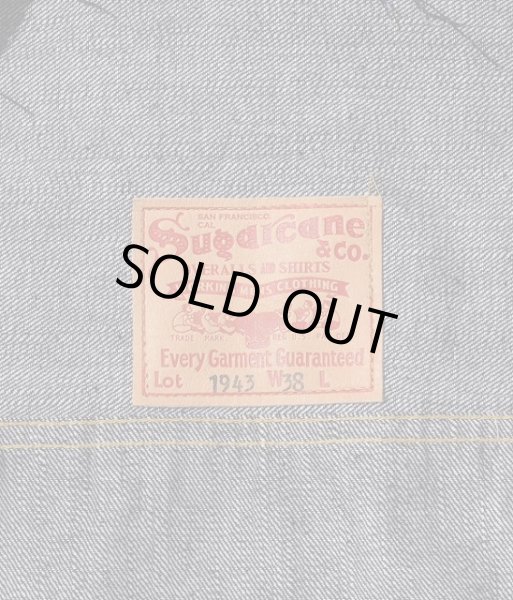 画像3: SUGAR CANE [シュガーケーン] SUGAR CANE Super “Denim” Collectibles #08 13.5oz. BLUE DENIM BLOUSE “S1943” MODEL  (NON WASH) BDS (3)