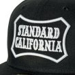 画像7: NEW ERA × STANDARD CALIFORNIA [ニューエラ×スタンダードカリフォルニア] 59 FIFTY Logo Cap [BLACK,BROWN] ロゴキャップ (ブラック、ブラウン) BDS (7)