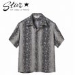 画像1: STAR OF HOLLYWOOD [スター オブ ハリウッド]  HIGH DENSITY RAYON OPEN SHIRT “SNAKE” ハイデンシティーレーヨンオープンシャツ ”スネーク” BDS (1)