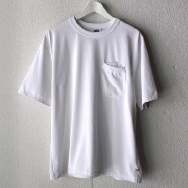 画像1: melple(メイプル) The USEFUL Pocket S/S (BLACK,WHITE) ザユースフルポケットショートスリーブＴシャツ (ブラック,ホワイト) BDS (1)