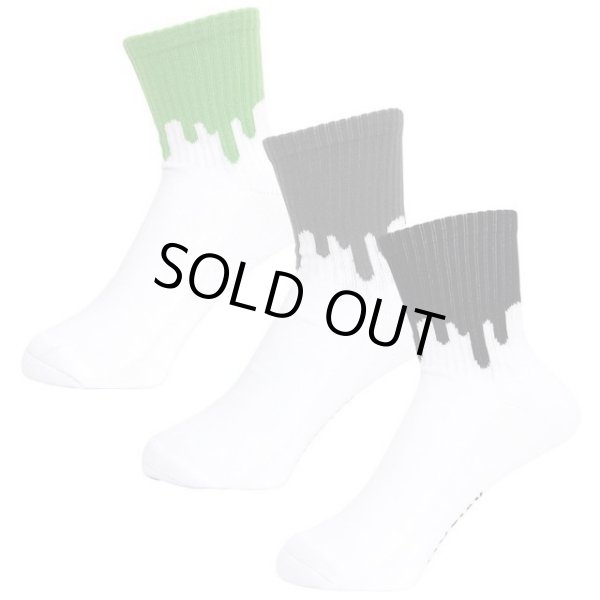 画像1: LIXTICK [リックスティック] LIXTICK DRIP SOCKS 3PACK (1st) リックスティックドリップソックス 3足セット 靴下 3足組 BDS (1)