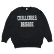 画像2: CHALLENGER [チャレンジャー] COLLEGE LOGO C/N SWEAT カレッジロゴC/Nスエット BDA (2)